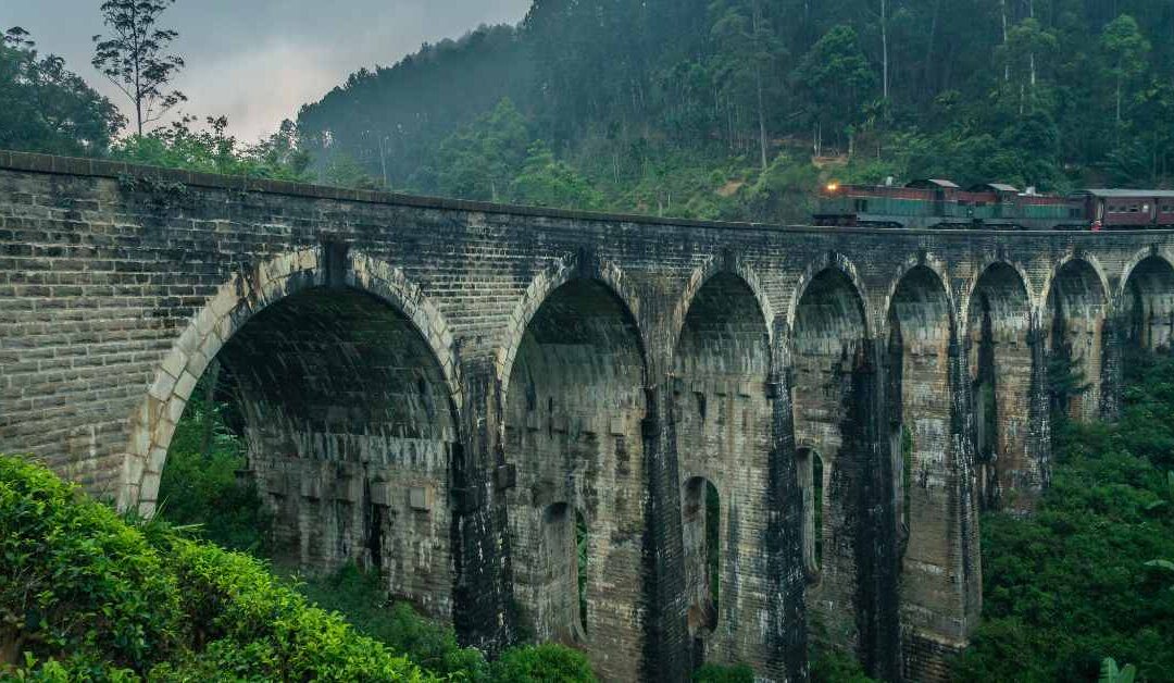 Nine Arches Bridge in Ella, Sri Lanka